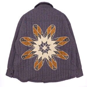 NEW Cleo + Wolf Quilted Patchwork Jacket Oversized Shacket Western Boho Prairie